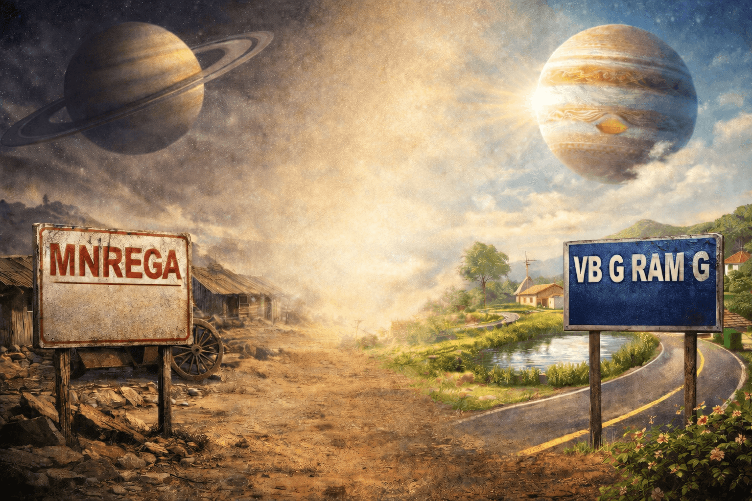 MNREGA से VB Gram G तक का सफर